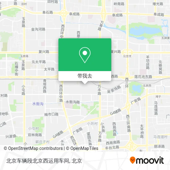 北京车辆段北京西运用车间地图