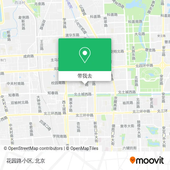 花园路小区地图