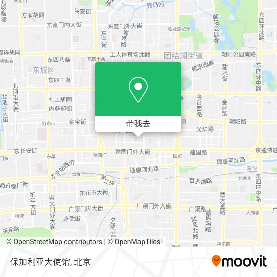 保加利亚大使馆地图