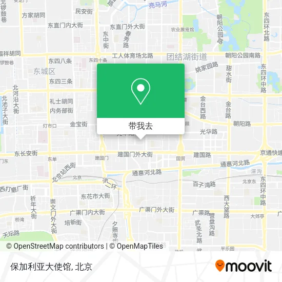 保加利亚大使馆地图