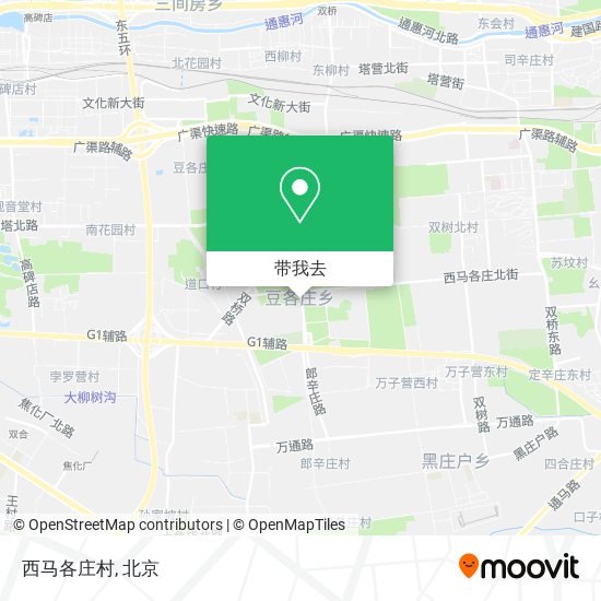 西马各庄村地图