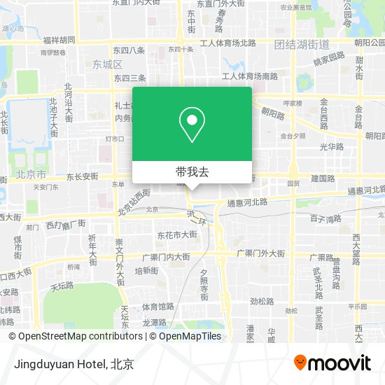 Jingduyuan Hotel地图