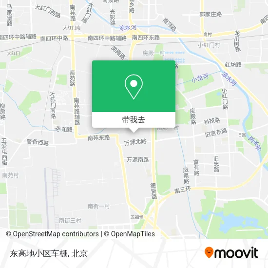 东高地小区车棚地图