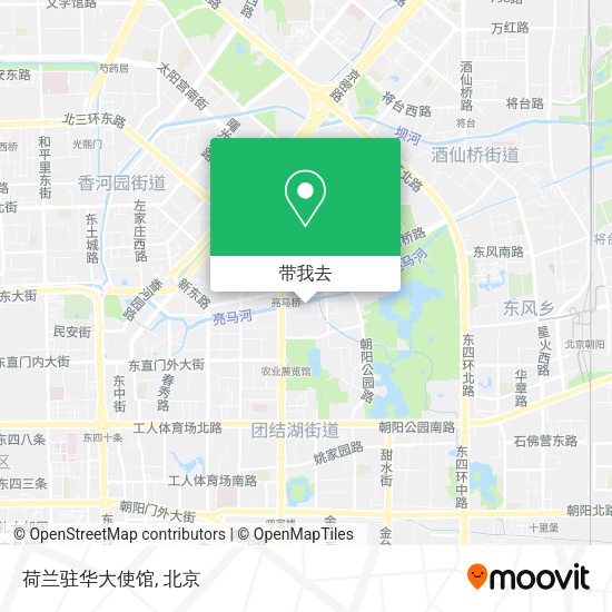 荷兰驻华大使馆地图