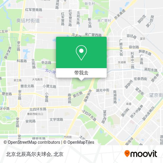 北京北辰高尔夫球会地图