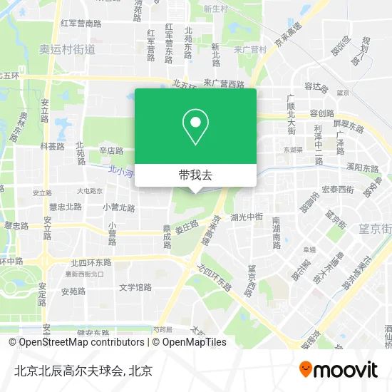 北京北辰高尔夫球会地图