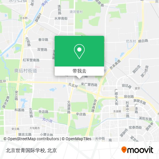 北京世青国际学校地图