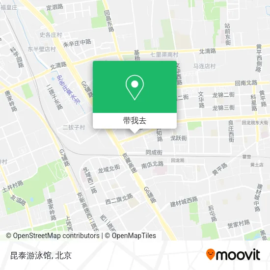 昆泰游泳馆地图