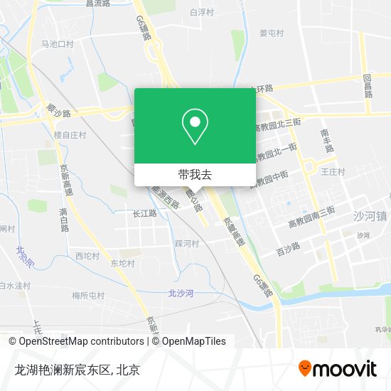 龙湖艳澜新宸东区地图