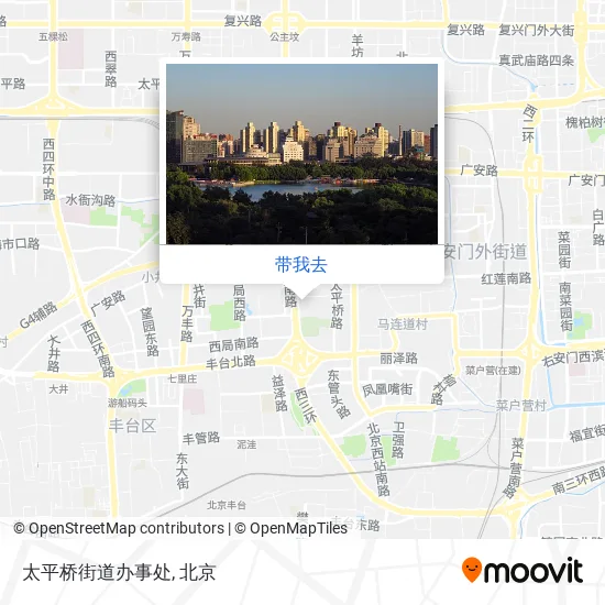 太平桥街道办事处地图