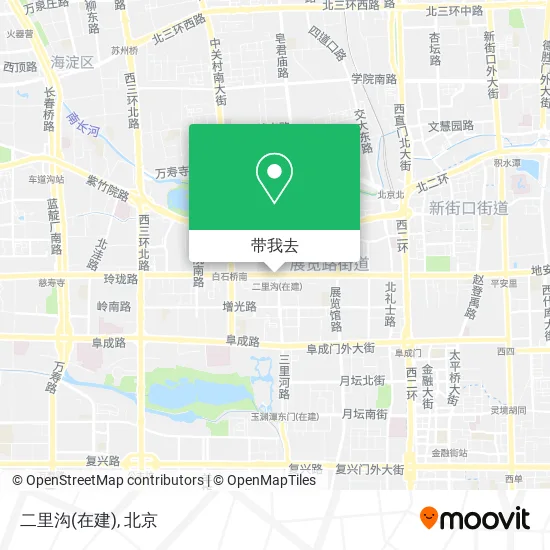 二里沟(在建)地图