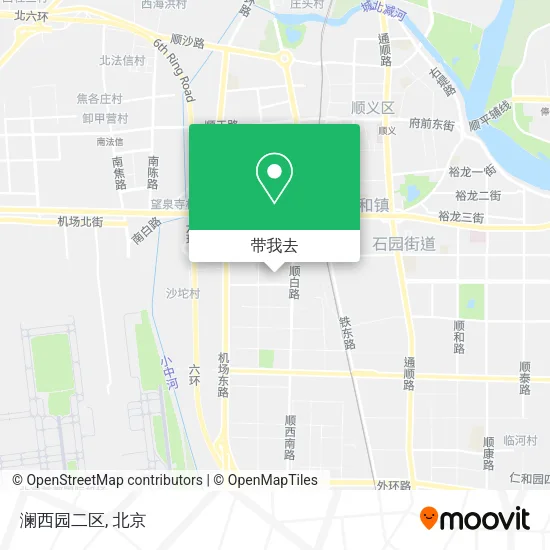 澜西园二区地图