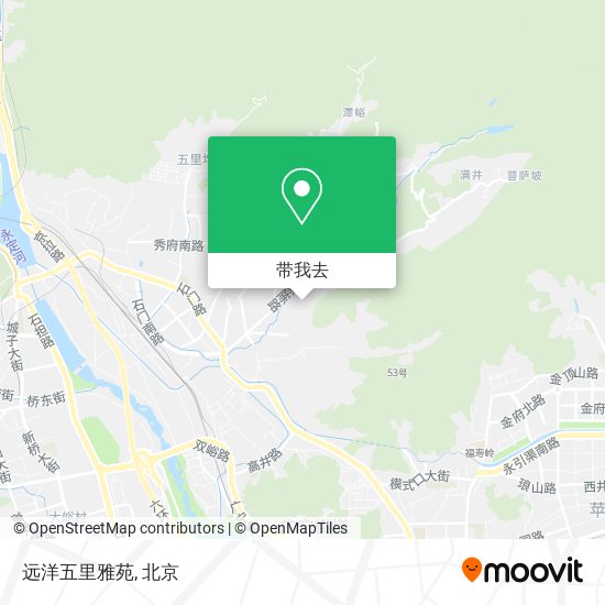 远洋五里雅苑地图