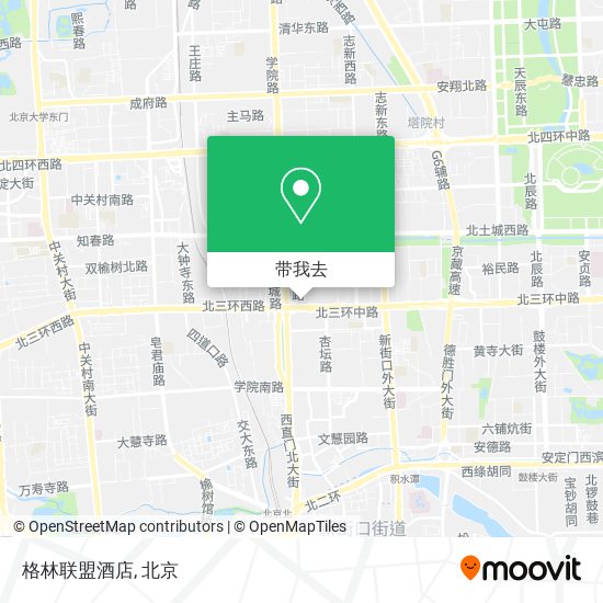 格林联盟酒店地图