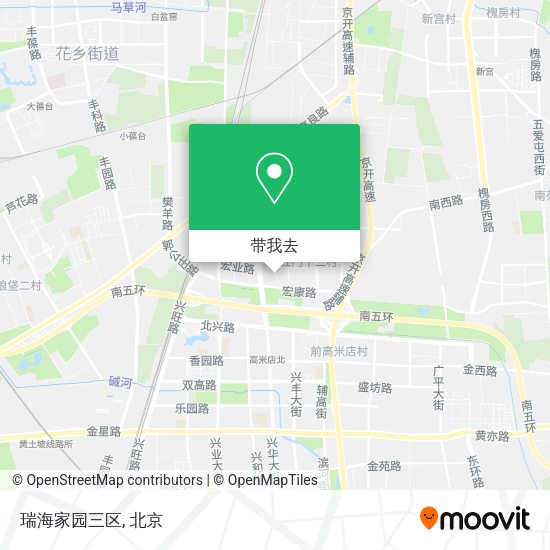 瑞海家园三区地图