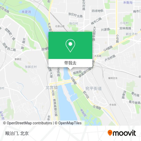 顺治门地图