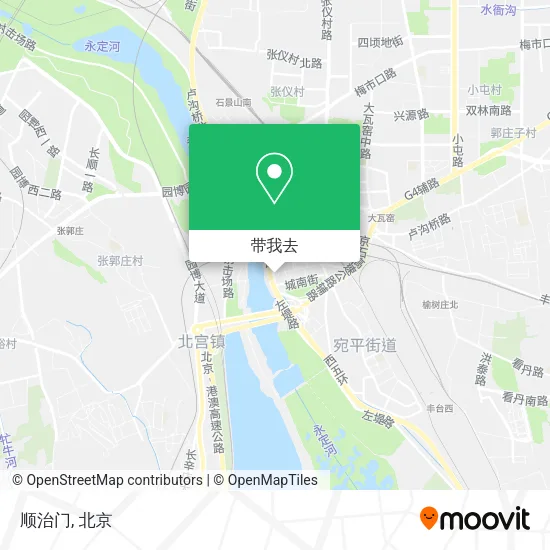 顺治门地图