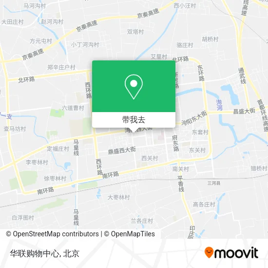华联购物中心地图