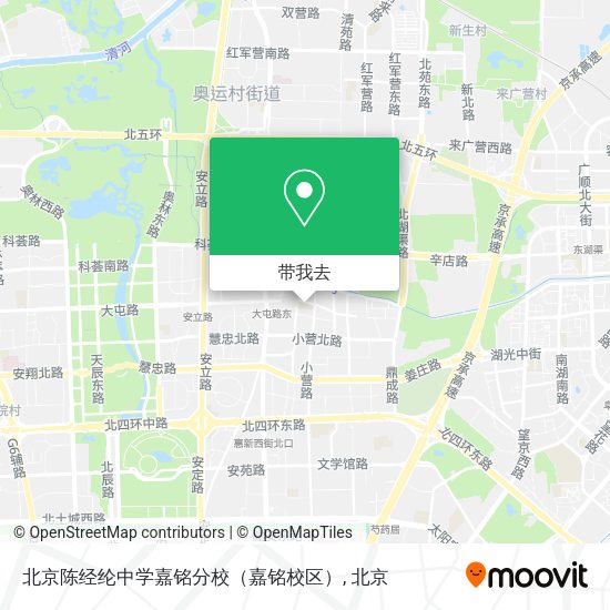北京陈经纶中学嘉铭分校（嘉铭校区）地图