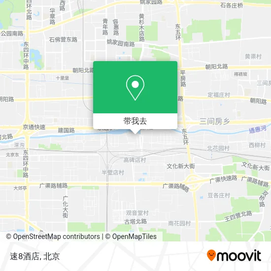 速8酒店地图