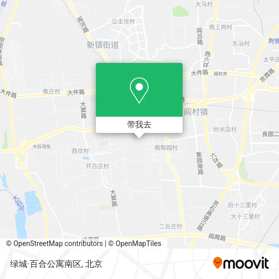 绿城·百合公寓南区地图