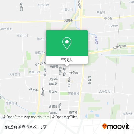 榆垡新城嘉园A区地图
