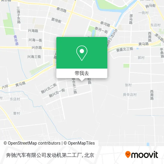 奔驰汽车有限公司发动机第二工厂地图