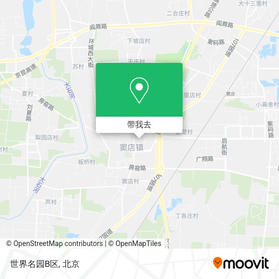世界名园B区地图