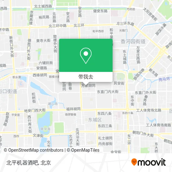 北平机器酒吧地图