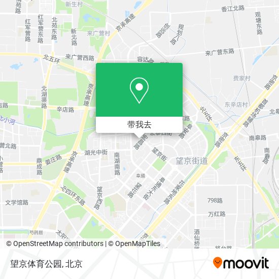望京体育公园地图
