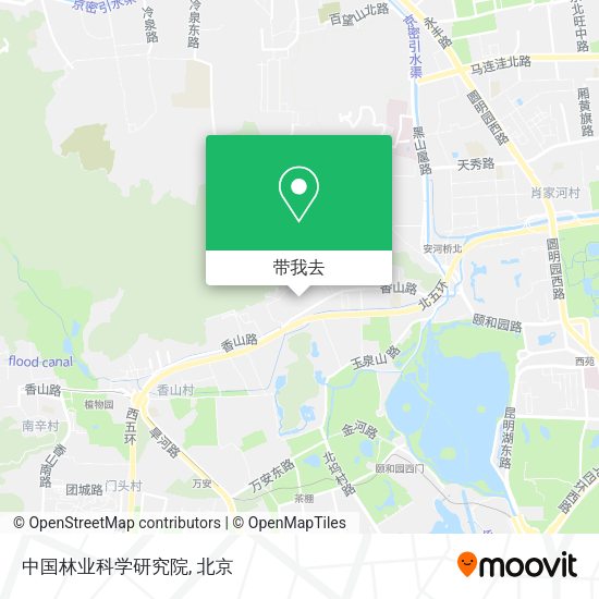 中国林业科学研究院地图