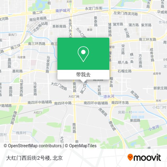 大红门西后街2号楼地图