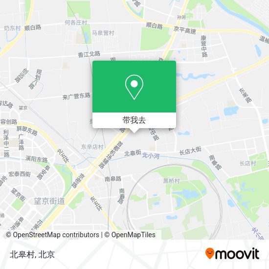 北皋村地图