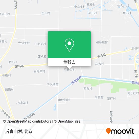 后青山村地图