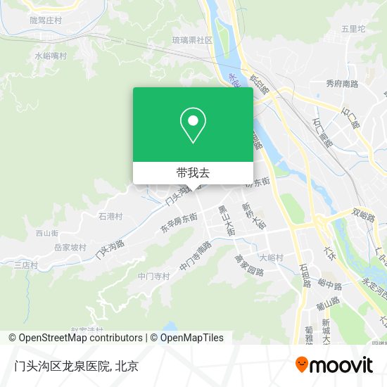 门头沟区龙泉医院地图