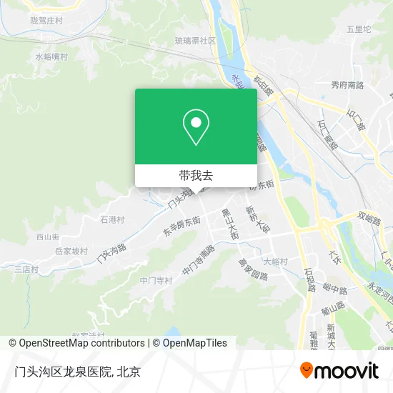 门头沟区龙泉医院地图