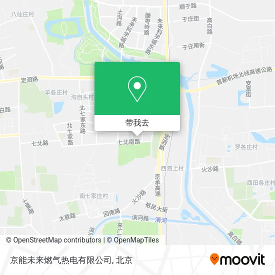 京能未来燃气热电有限公司地图