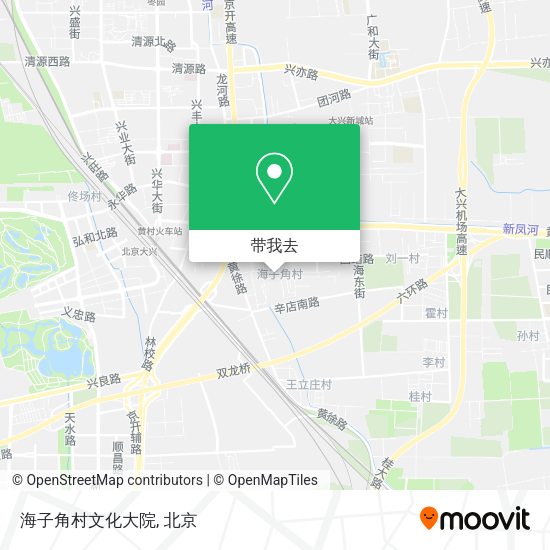 海子角村文化大院地图