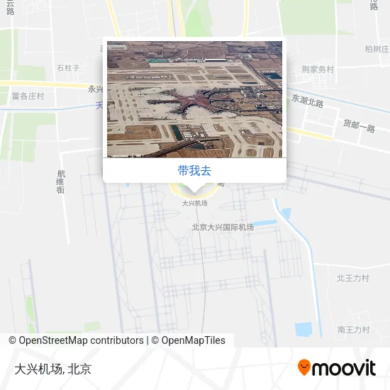大兴机场地图