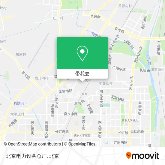 北京电力设备总厂地图