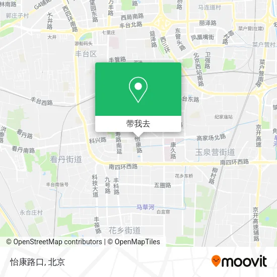 怡康路口地图