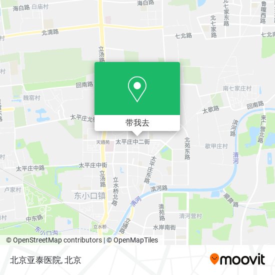 北京亚泰医院地图
