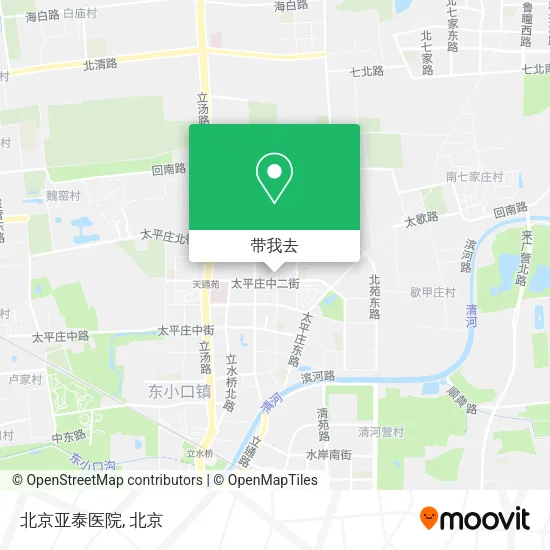 北京亚泰医院地图