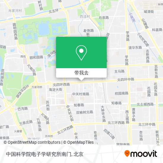 中国科学院电子学研究所南门地图
