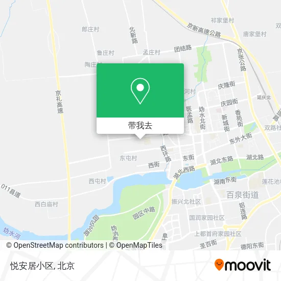 悦安居小区地图