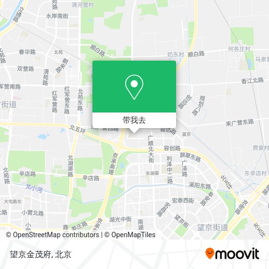 望京金茂府地图