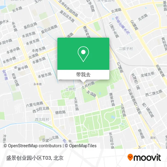 盛景创业园小区T03地图
