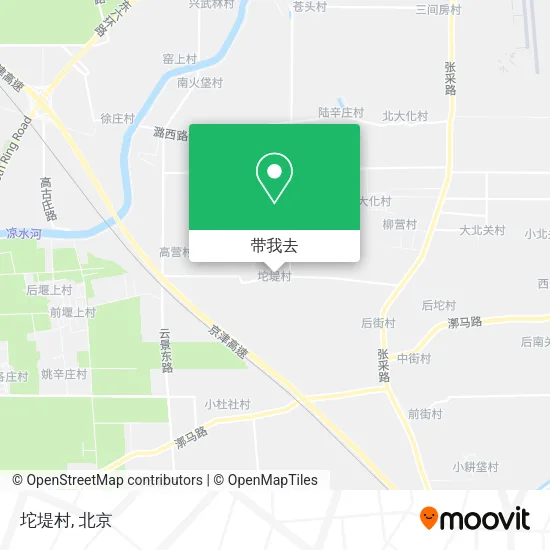 坨堤村地图