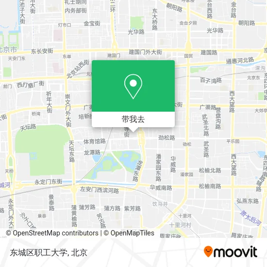东城区职工大学地图
