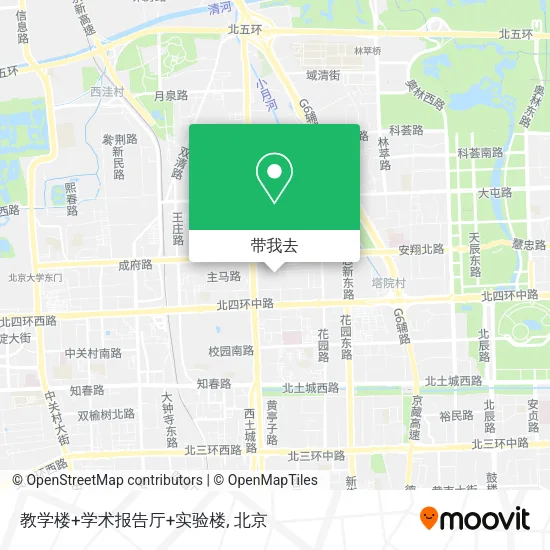 教学楼+学术报告厅+实验楼地图